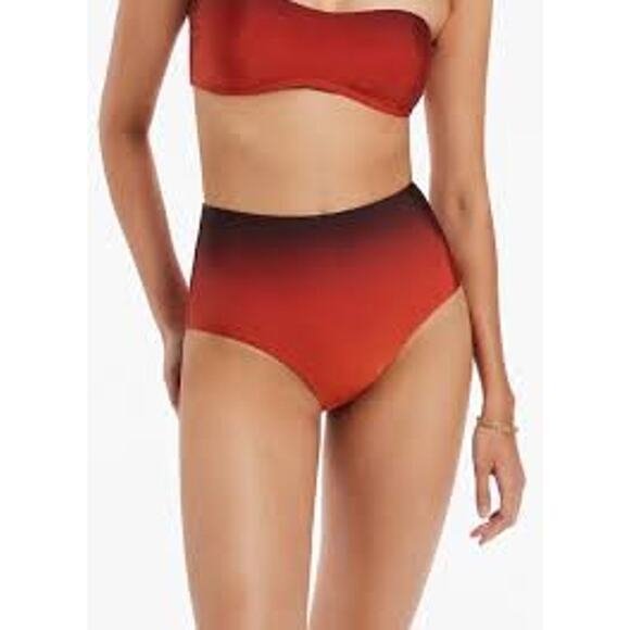 JETS OIA Sunser High Waist Hipster Bottom Pant Burnt Orange - Picture 1 of 5